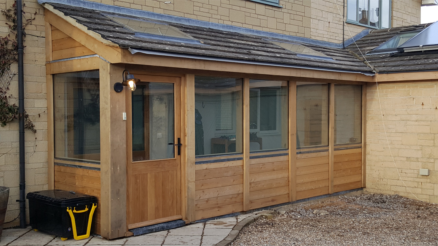 Enclosed porch entrance - Badgeworth